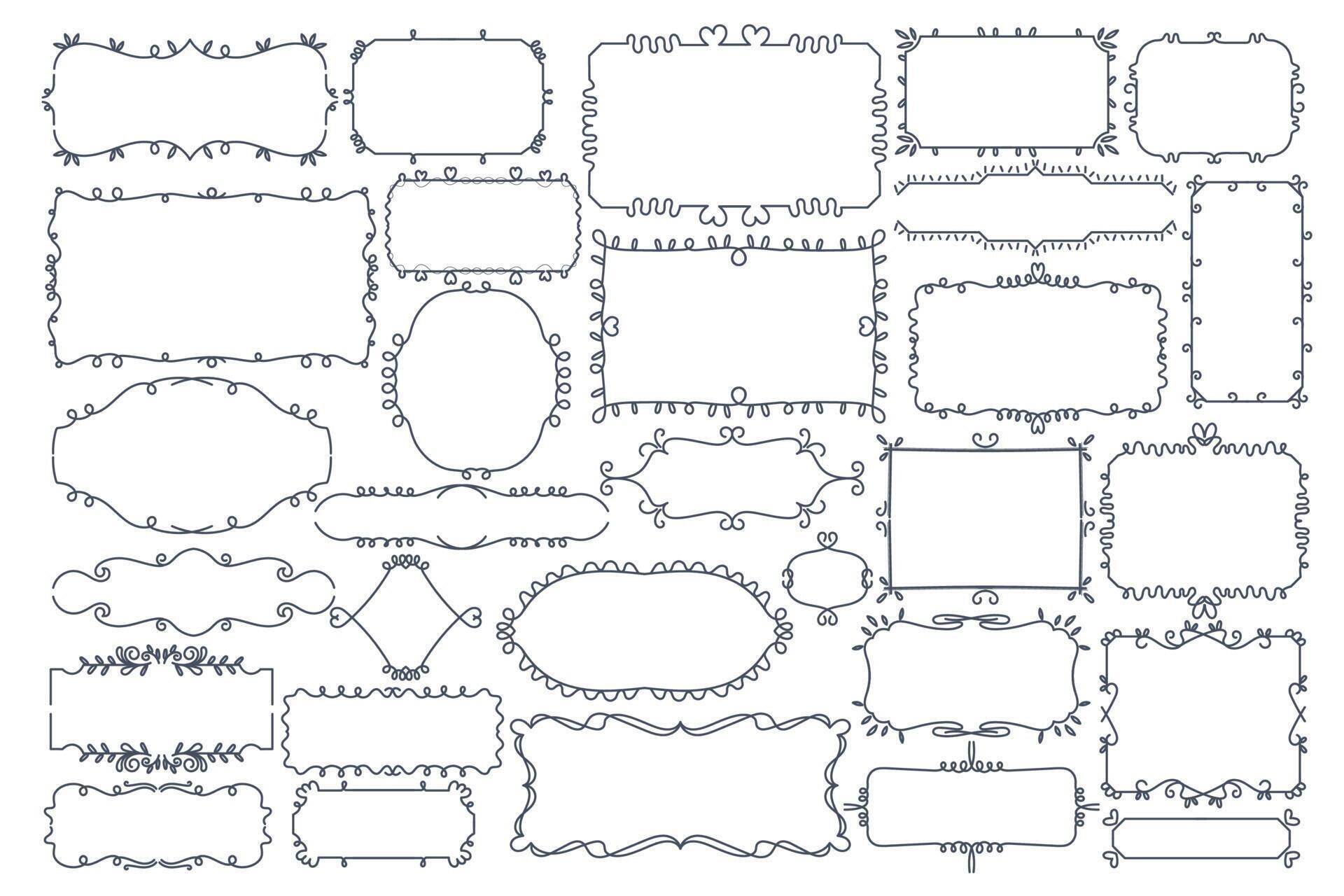 Various styles of text boxes are designed for use in comics and