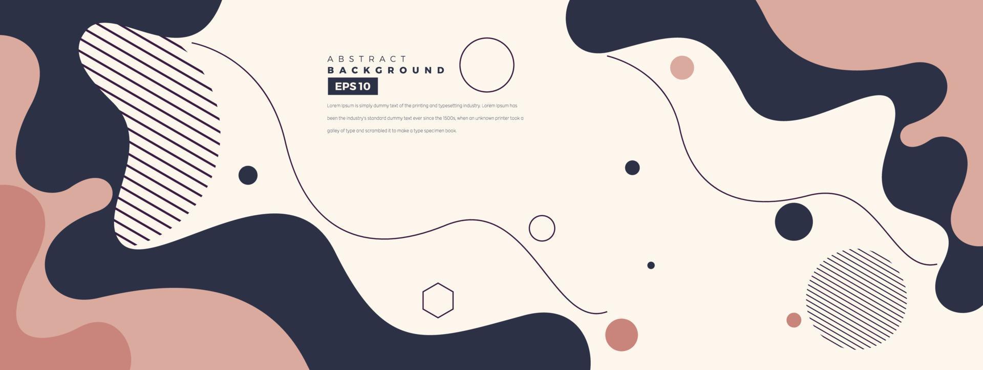 Wave background with modern colors. Abstract elements and dynamic shapes. Vector illustration for banners, flyers and website.