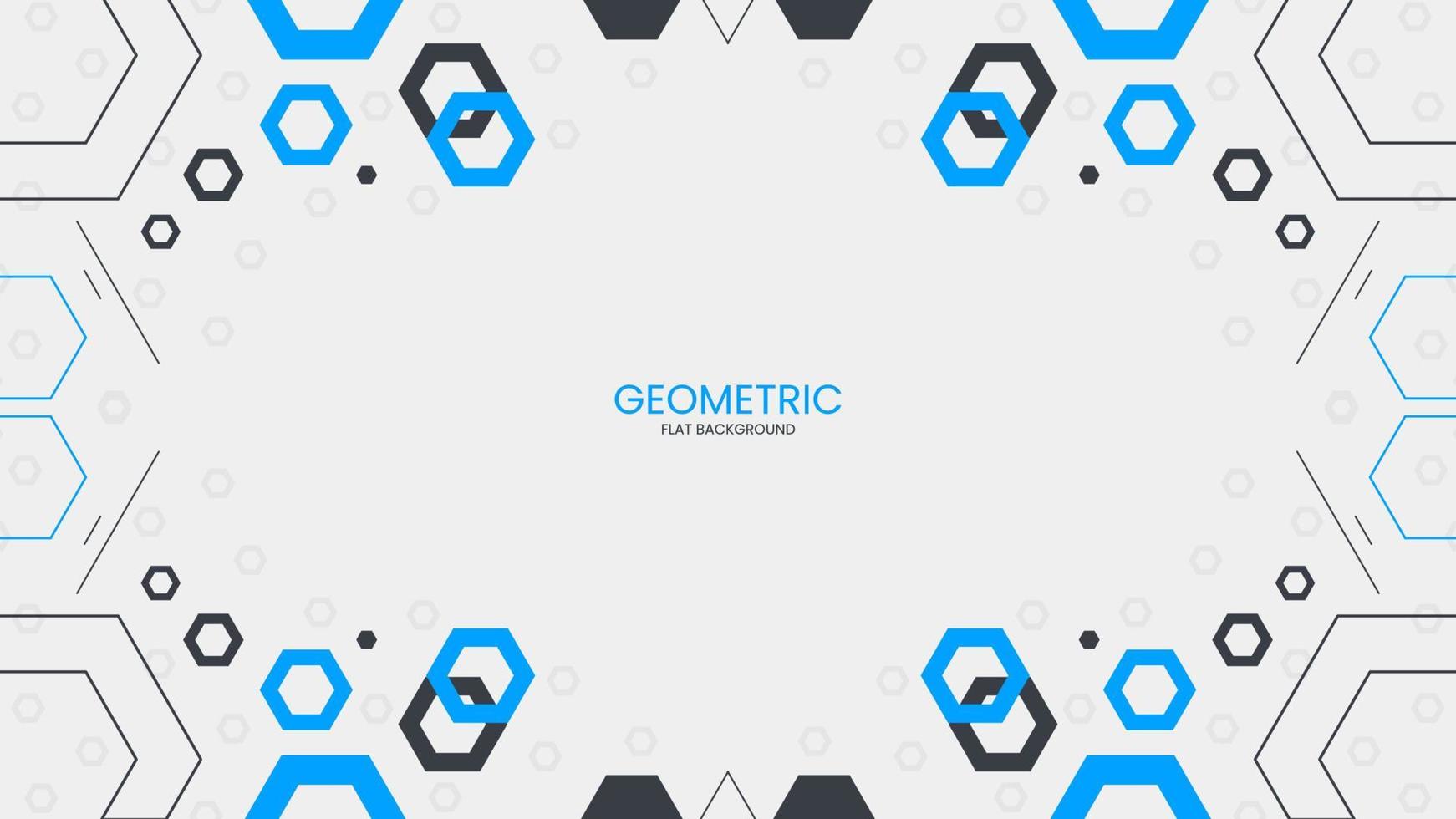 Background abstract geometric flat with polygon object vector