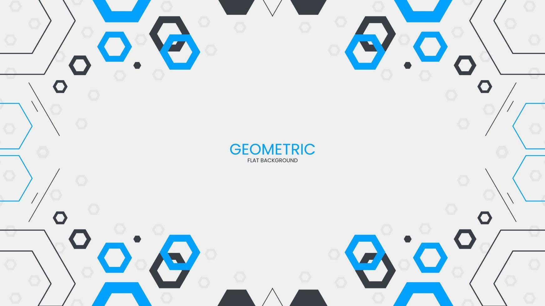 Background abstract geometric flat with polygon object vector