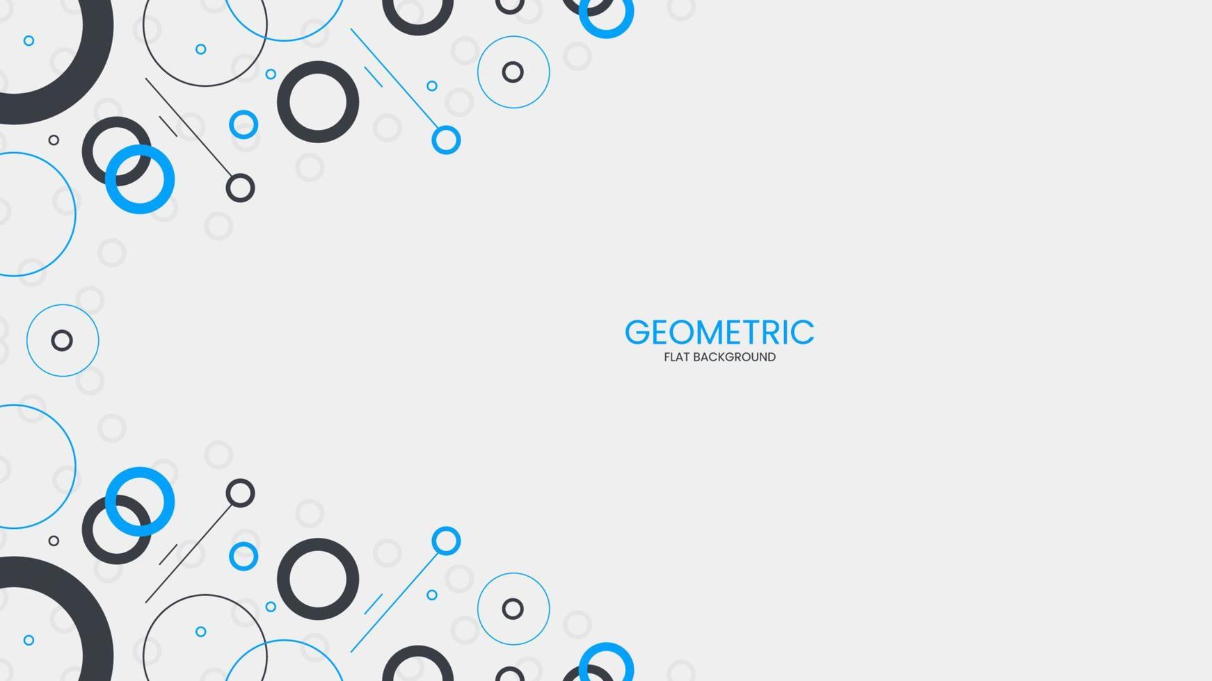 plano geométrico de fondo abstracto con objeto circular vector