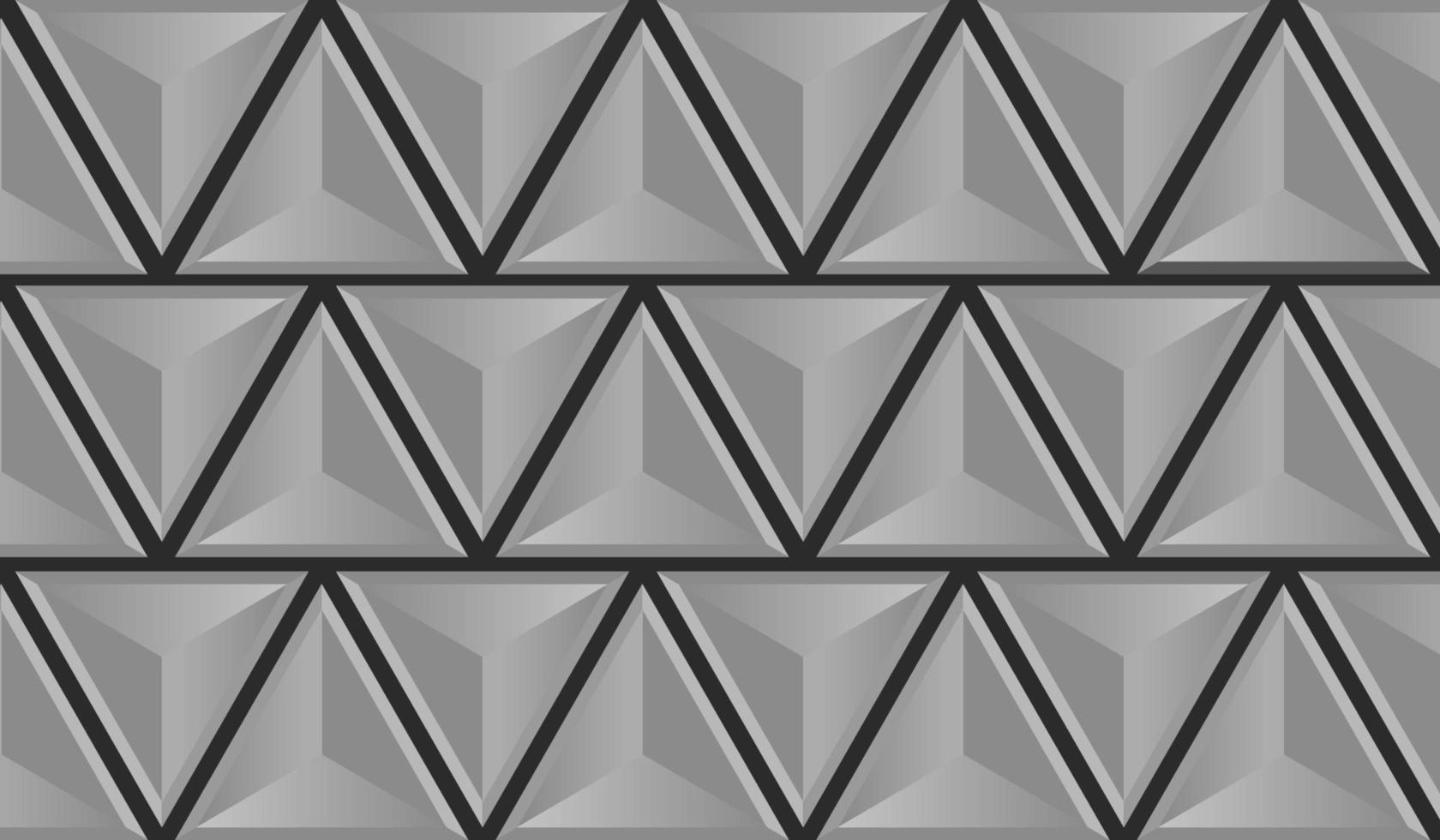forma de triángulo abstracto sobre fondo gris. vector