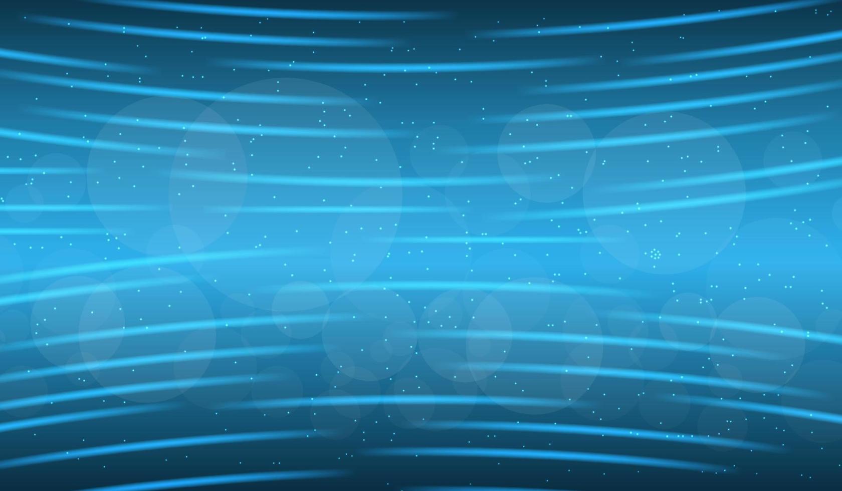 Abstract blue light lines background. vector