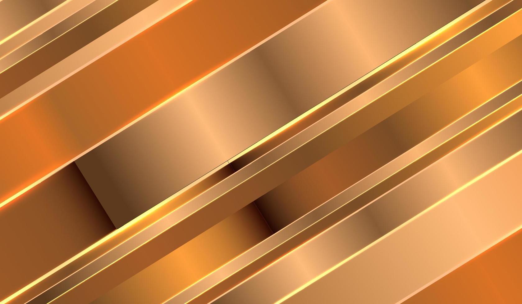 Abstract gold surface background with glow effect. vector