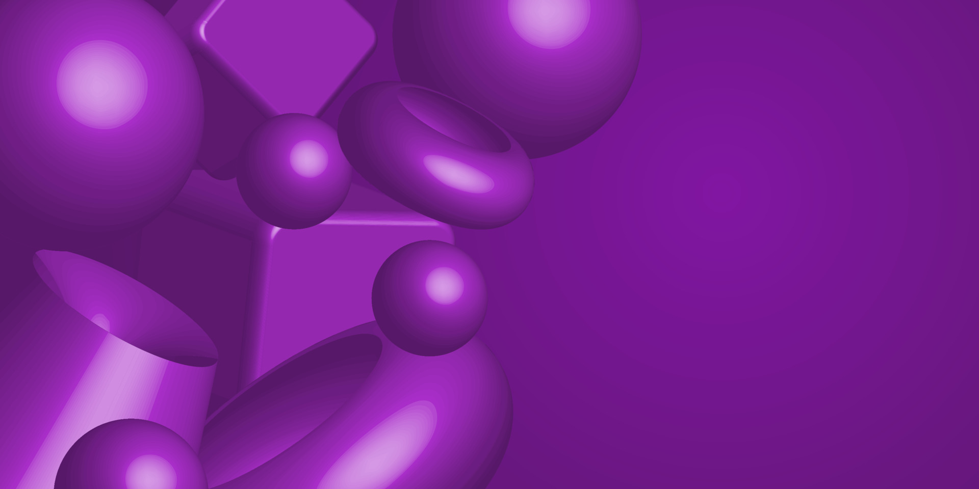 Purple geometric shapes backdrop. Abstract elegant background. Vector