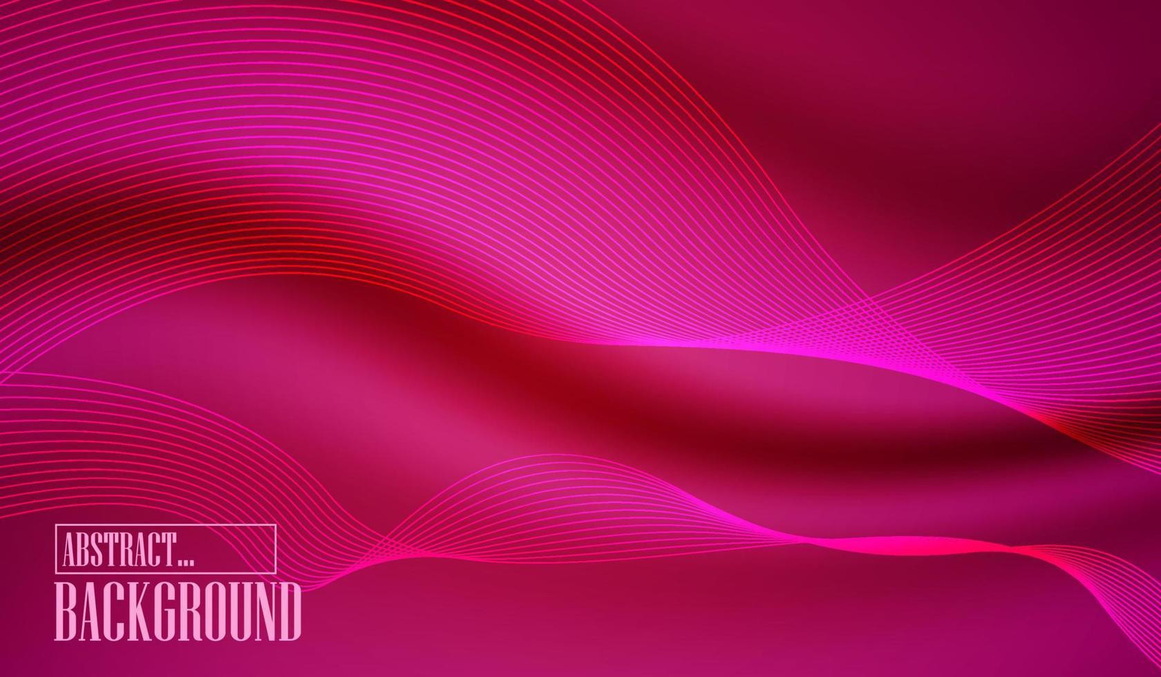 Red elegant lines, abstract background. vector