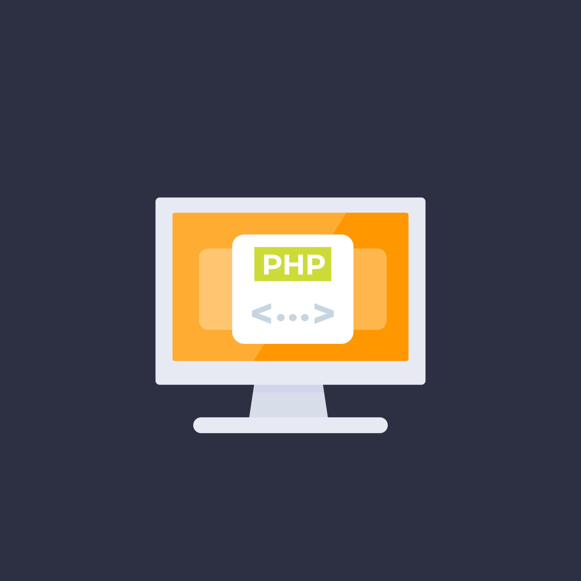 PHP coding, programming vector icon 5239551 Vector Art at Vecteezy