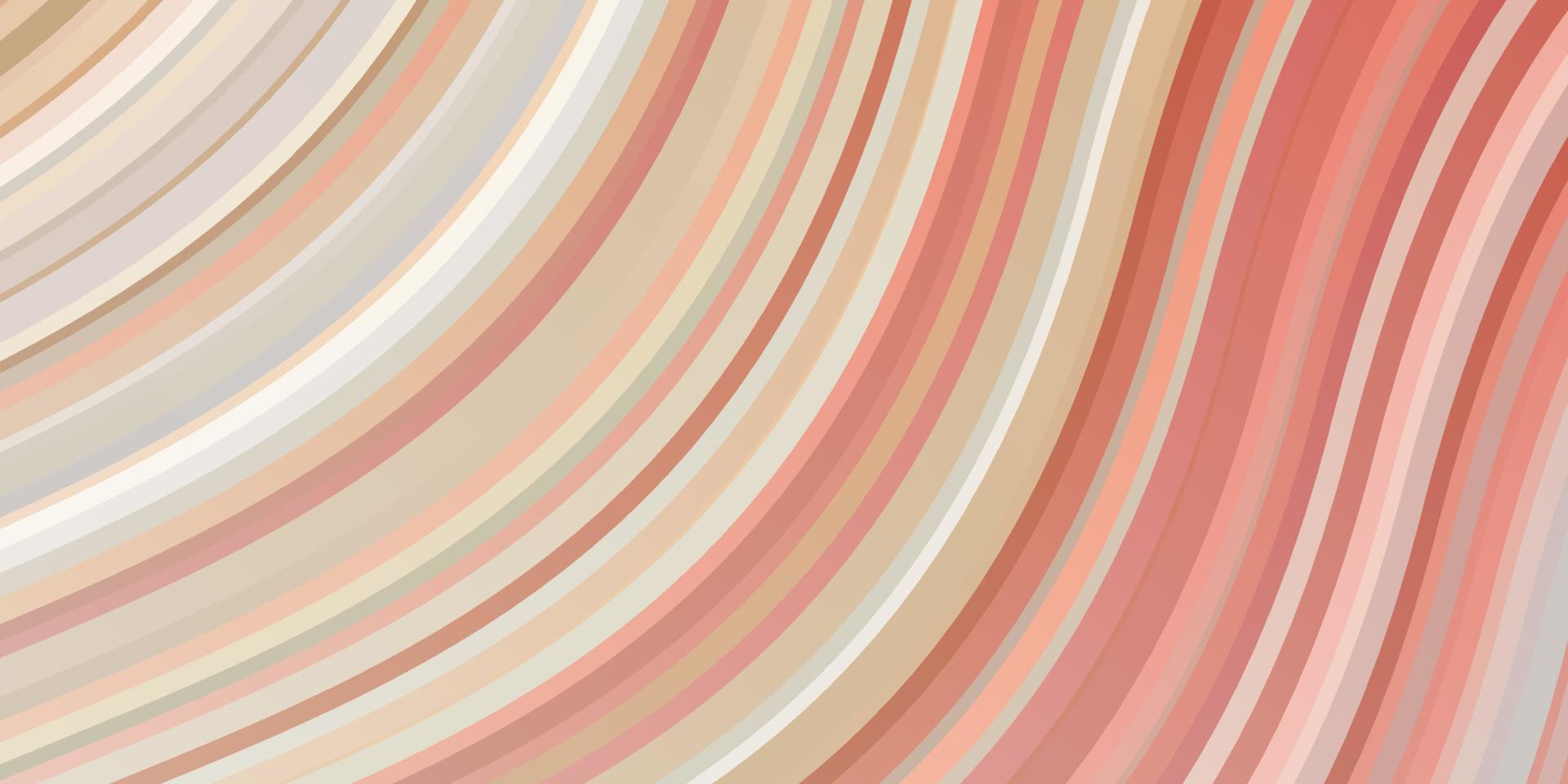 Light Orange vector template with wry lines.
