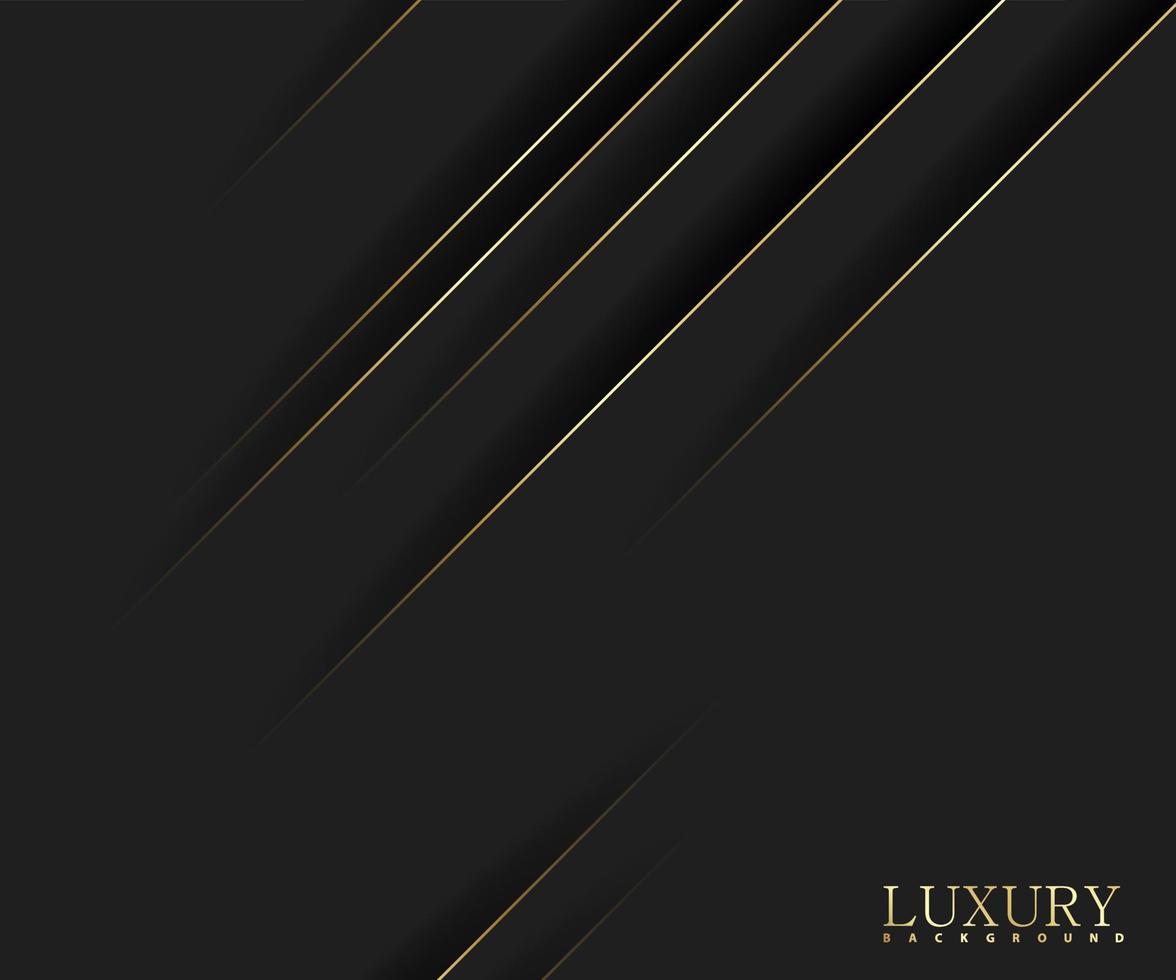 Premium background. Abstract luxury pattern. Gold glitter stripes background. Abstract gold line texture. Black pattern vector illustration.
