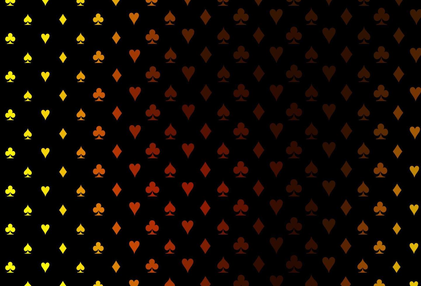 Dark yellow, orange vector layout with elements of cards.