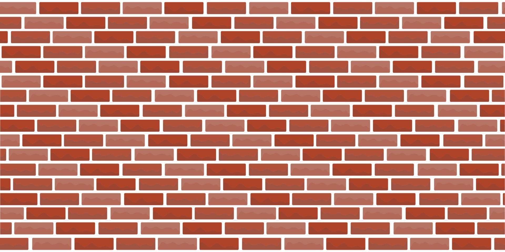 Brown brick wall seamless illustration vector