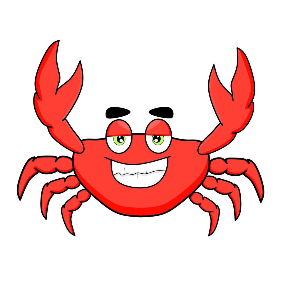 Illustration vector graphic of crab