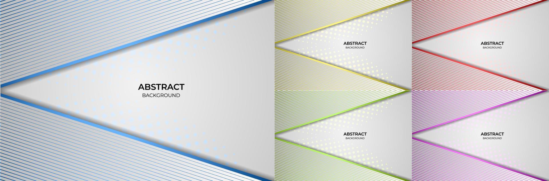 Abstract background line gradient blue, yellow, red, green and purple. Vector illustration
