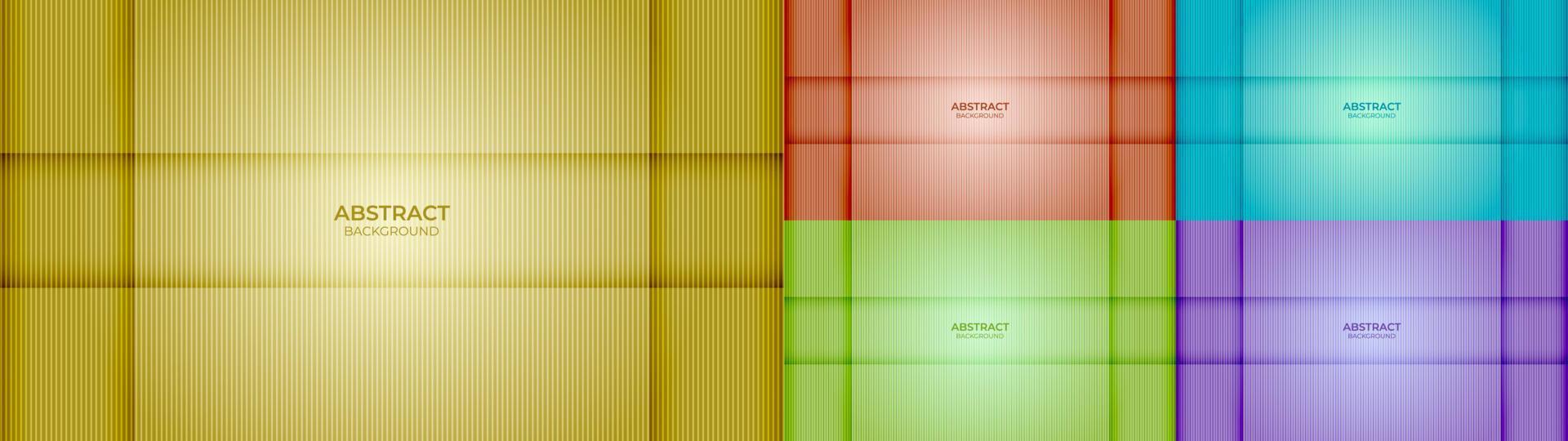 Minimal colorful gradient abstract background yellow, red, blue, green and purple color beautiful with light line texture. Vector illustration