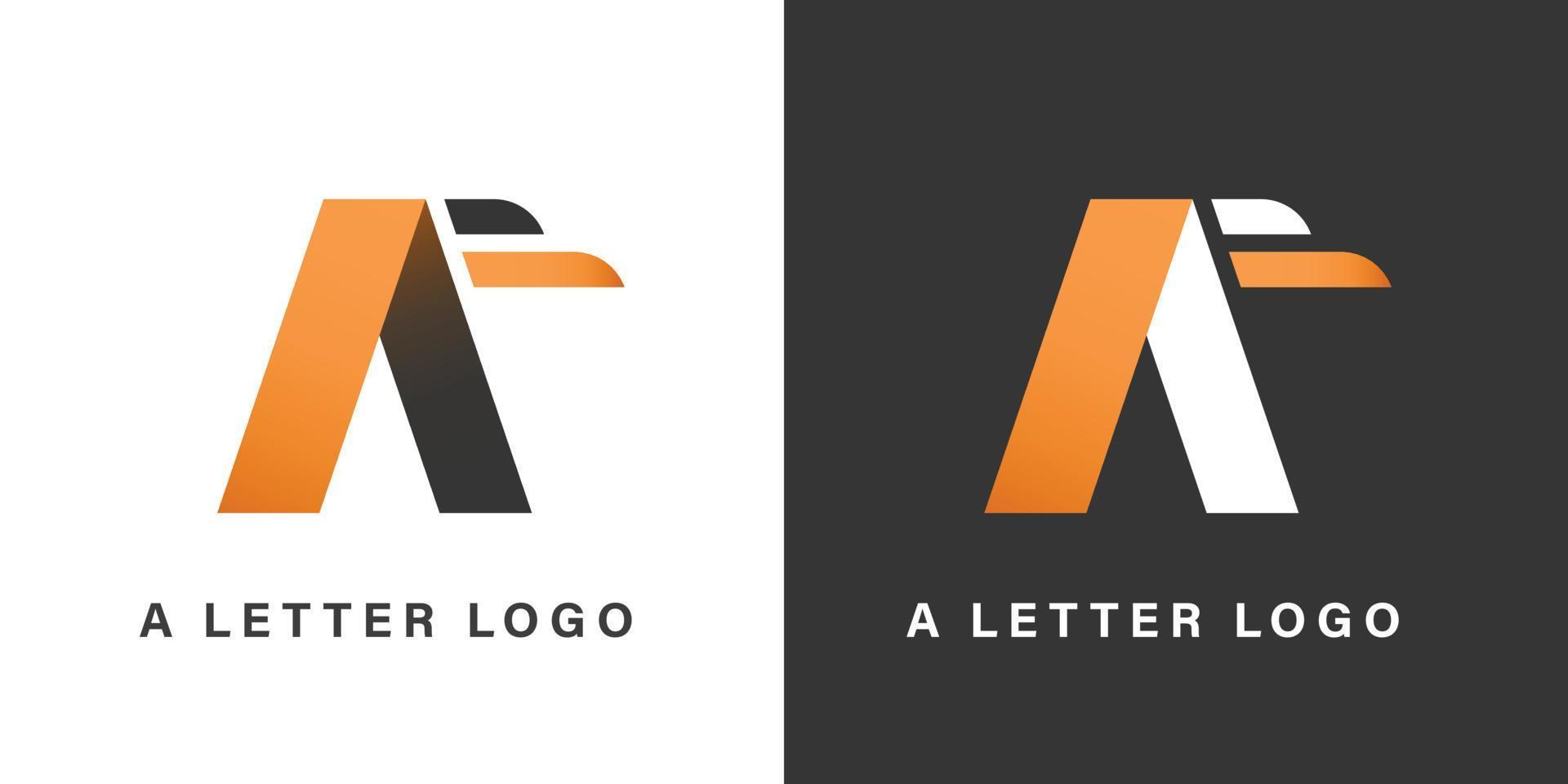 A letter logo vector art eps file. corporate business logo