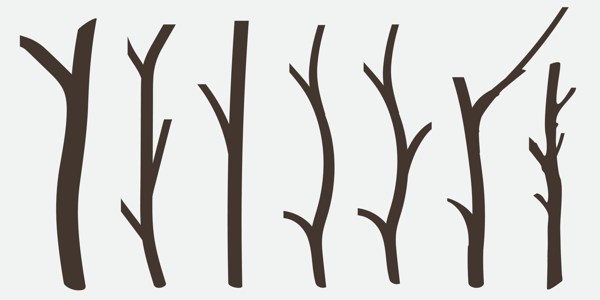 Wooden tree sticks vector 5240824 Vector Art at Vecteezy