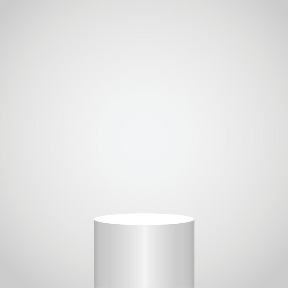 Empty pedestal for advertising mockups vector