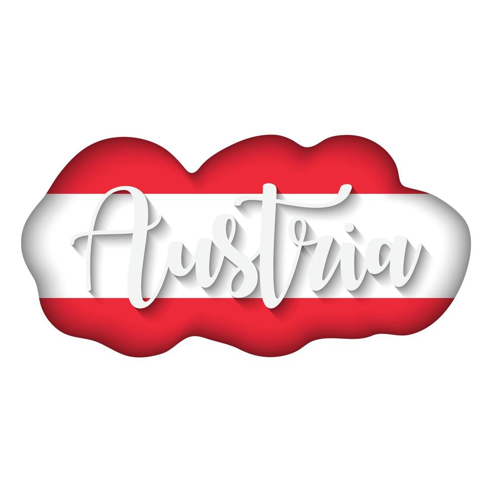 Austria flag vector icon