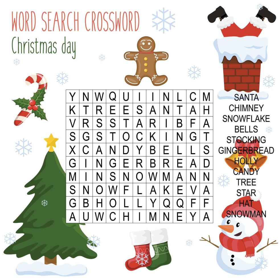 Printable word search puzzle vector