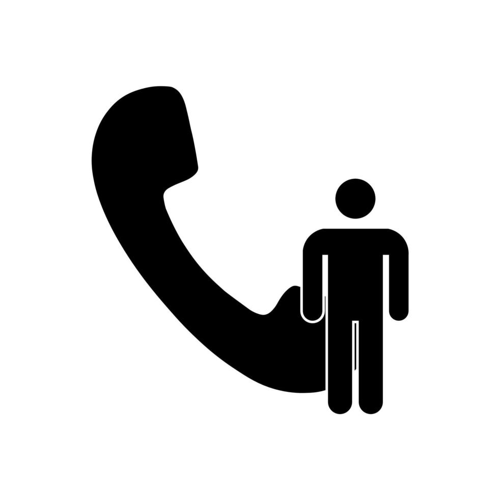 Phone icon Telephone icon symbol for app and messenger vector