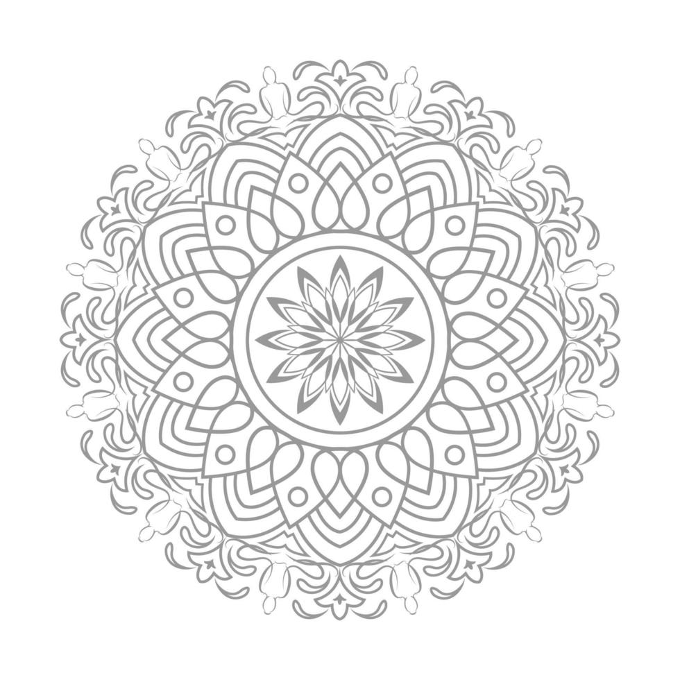 Circular pattern of mandala vector