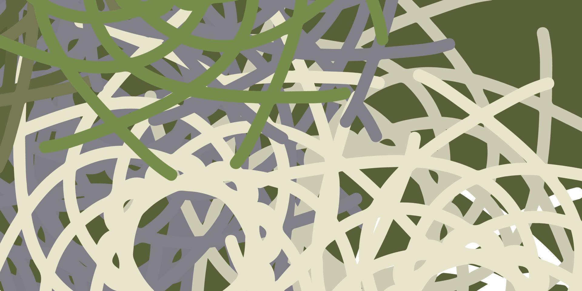 Light Gray vector texture with memphis shapes.