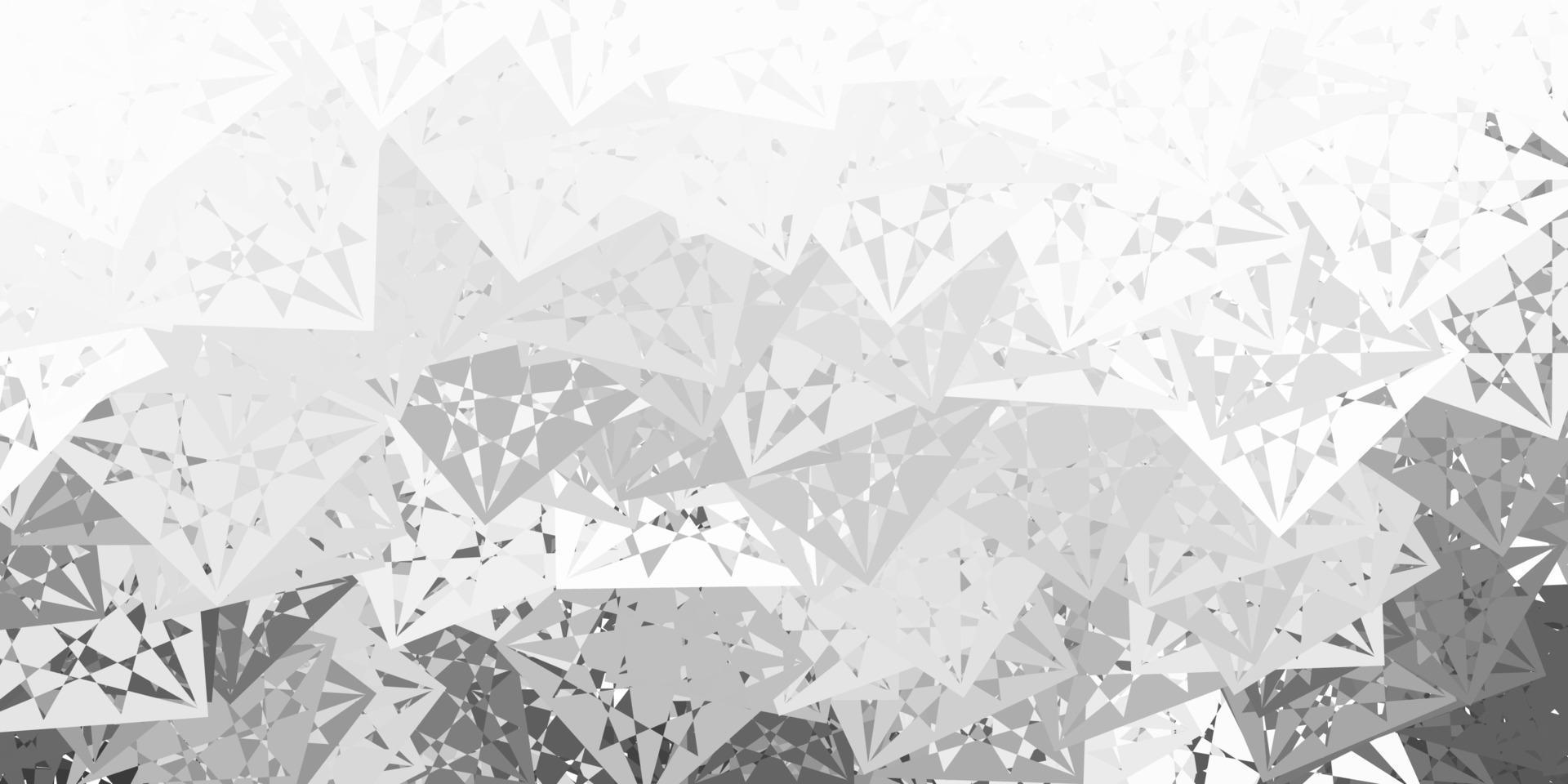 Light Gray vector backdrop with triangles, lines.