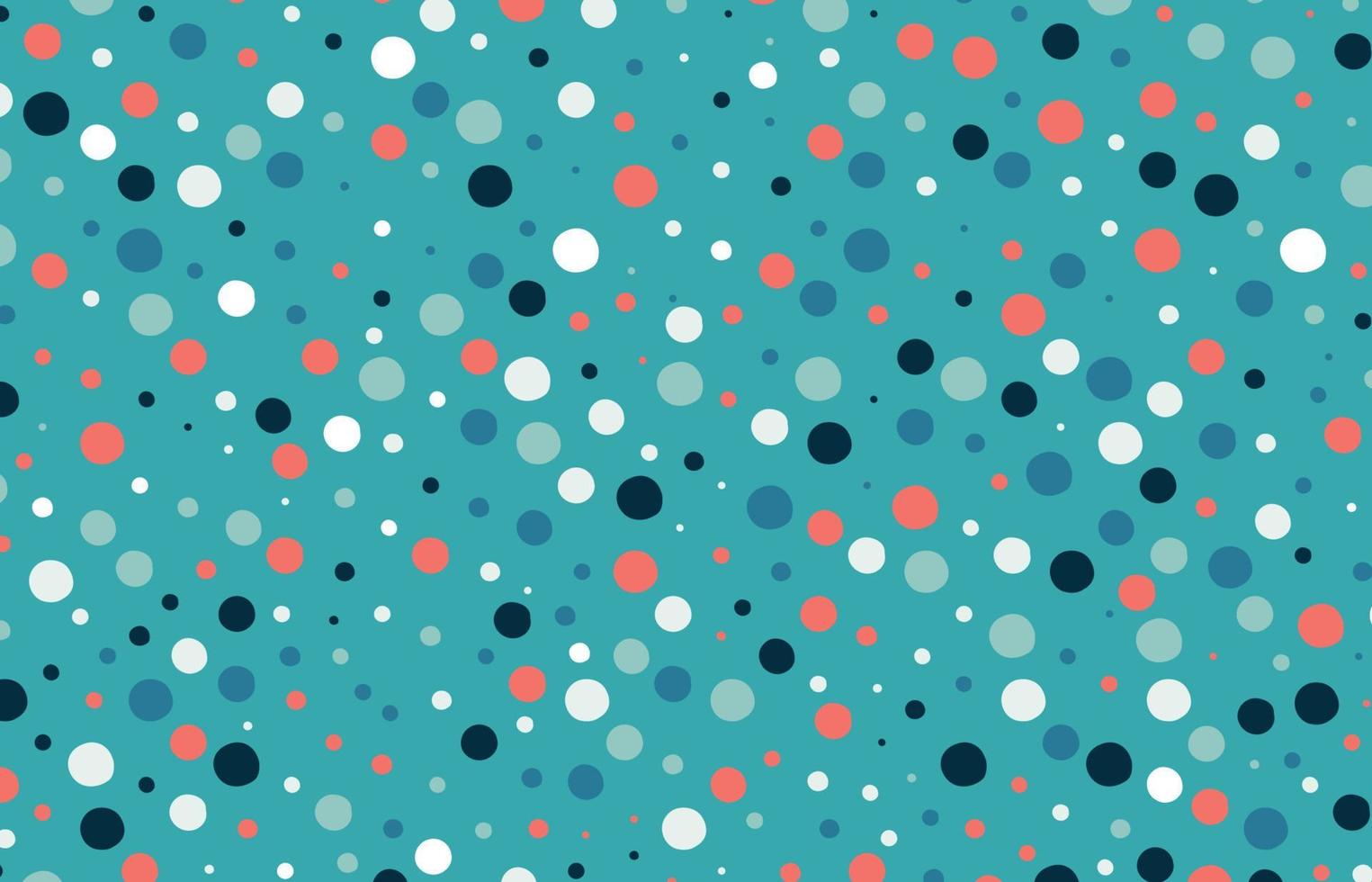 Abstract colorful doodle dots drawing pattern design of living coral sea style template. Use for poster, template design, artwork, background. illustration vector