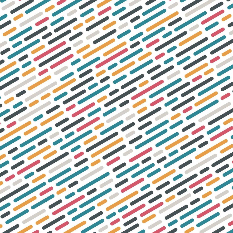 plantilla de ilustraciones decorativas de patrón de líneas redondeadas abstractas. diseño de portada para fondo de tecnología de rayas coloridas. ilustración vectorial vector