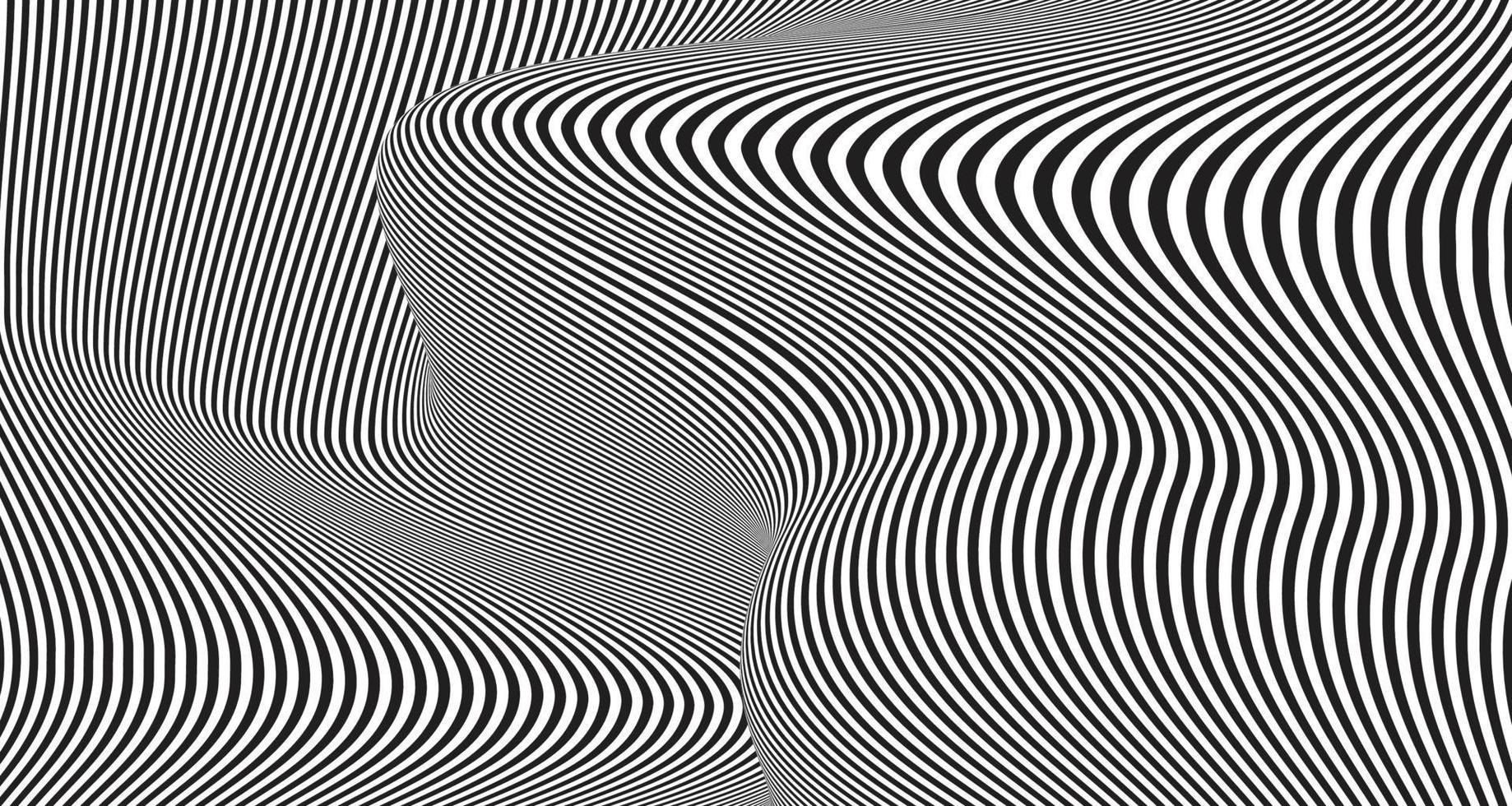 Abstract black and white line pattern template design mesh artwork background. illustration vector eps10