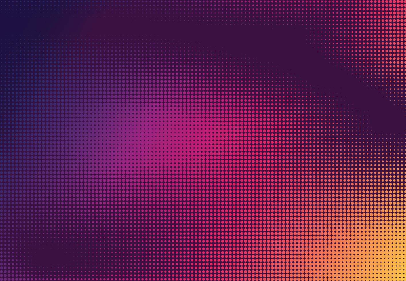 Abstract futuristic halftone design of tech color style artwork on purple background. illustration vector eps10