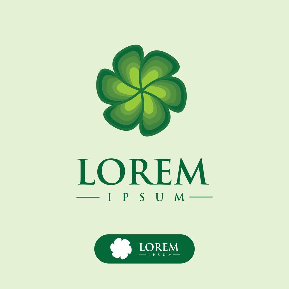 flower petal logo vector