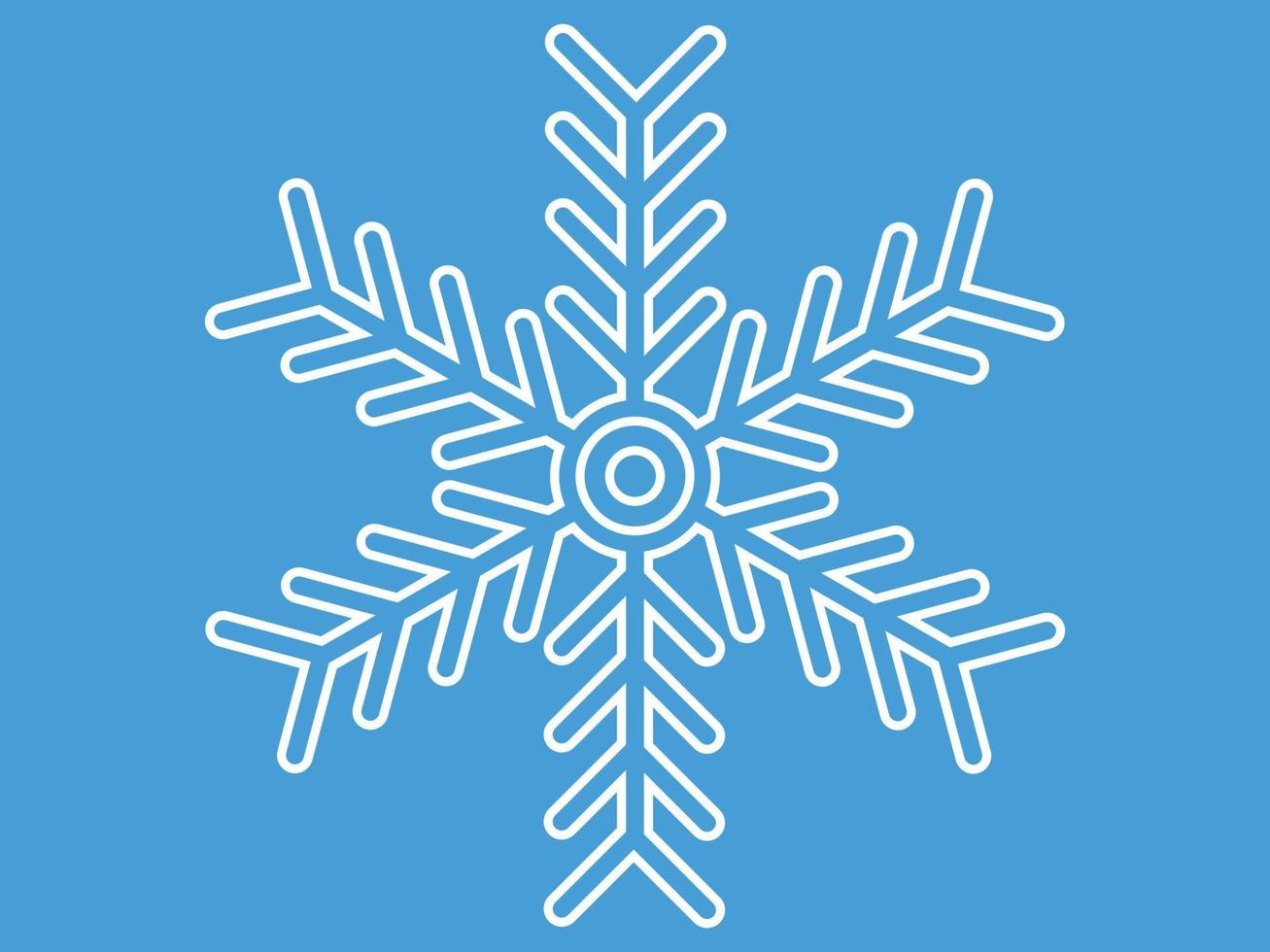 diseño de copos de nieve, copos de nieve vector