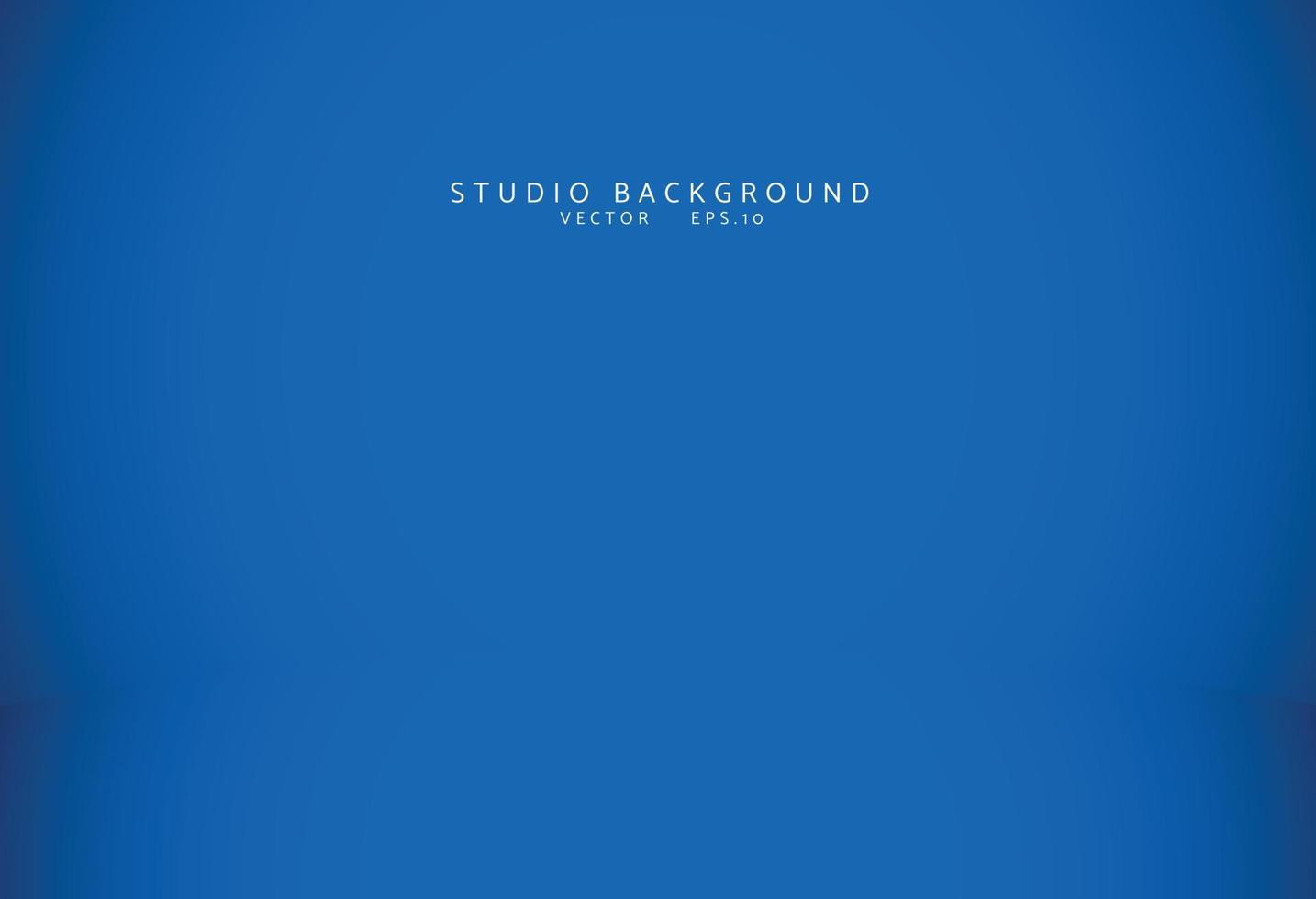 Empty blue studio room Backdrop. Light interior with copyspace for your creative project . Vector illustration EPS 10