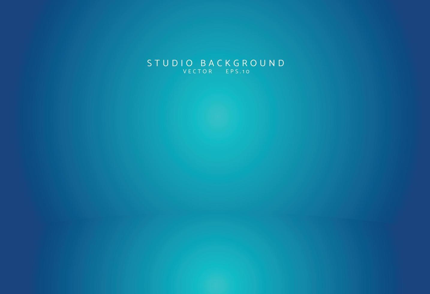 Empty blue studio room Backdrop. Light interior with copyspace for your creative project . Vector illustration EPS 10