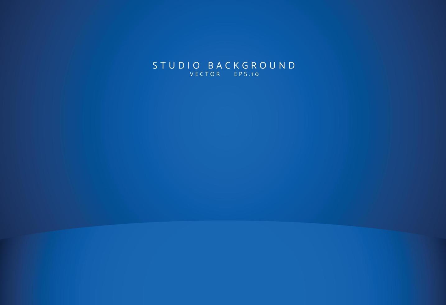 Empty blue studio room Backdrop. Light interior with copyspace for your creative project . Vector illustration EPS 10