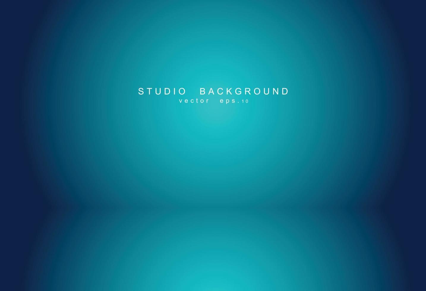 Empty blue studio room Backdrop. Light interior with copyspace for your creative project . Vector illustration EPS 10