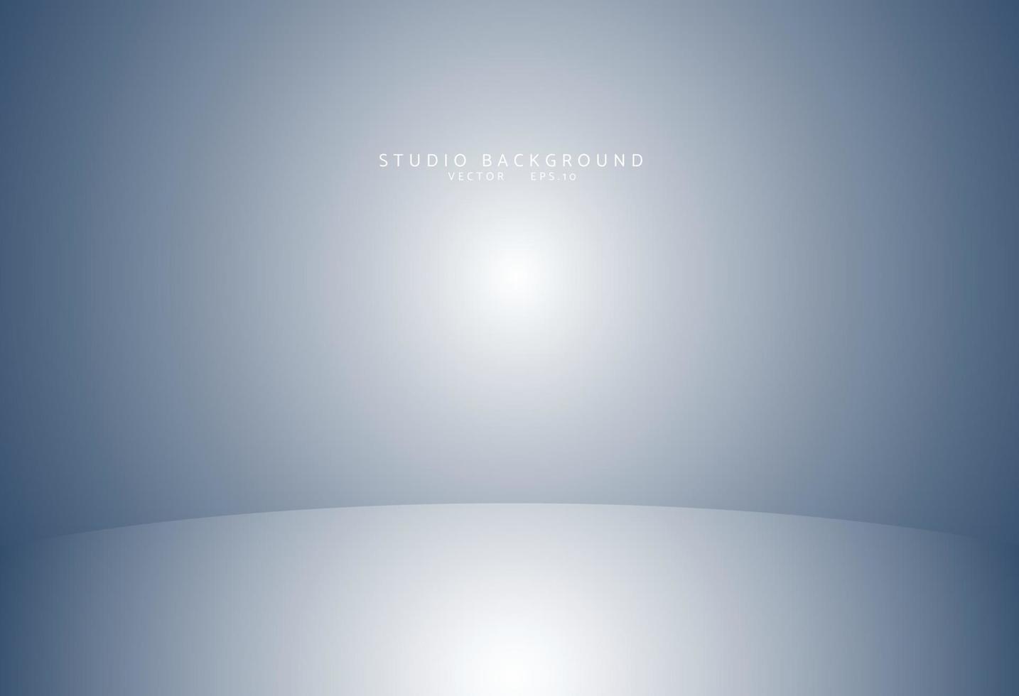 Empty blue studio room Backdrop. Light interior with copyspace for your creative project . Vector illustration EPS 10