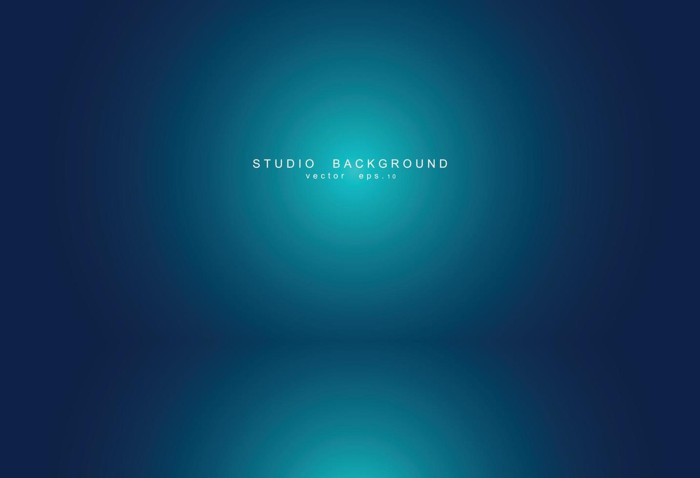 Empty blue studio room Backdrop. Light interior with copyspace for your creative project . Vector illustration EPS 10