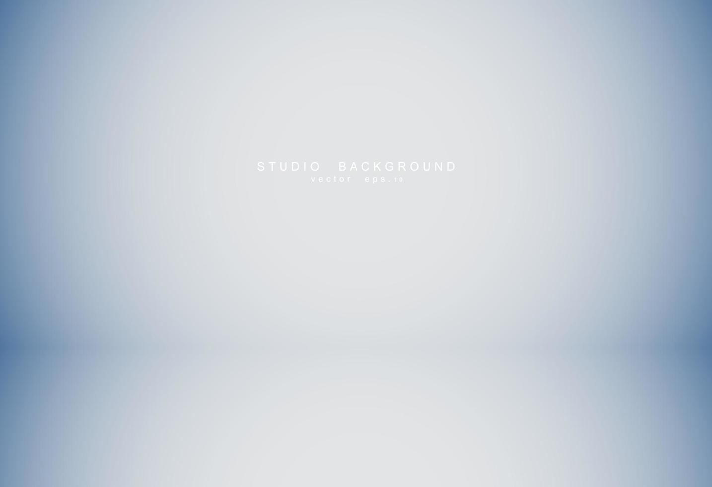 Empty blue studio room Backdrop. Light interior with copyspace for your creative project . Vector illustration EPS 10