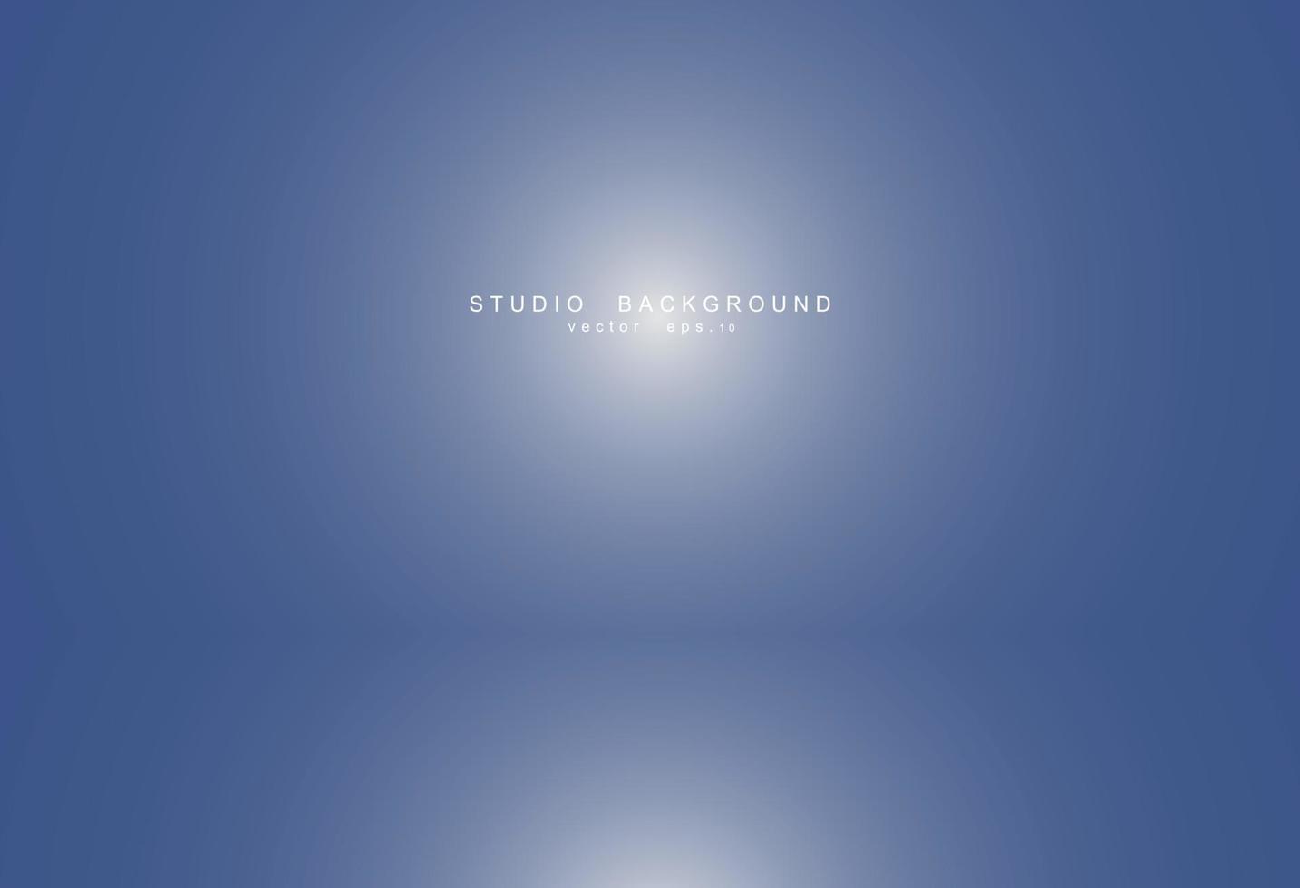 Empty blue studio room Backdrop. Light interior with copyspace for your creative project . Vector illustration EPS 10