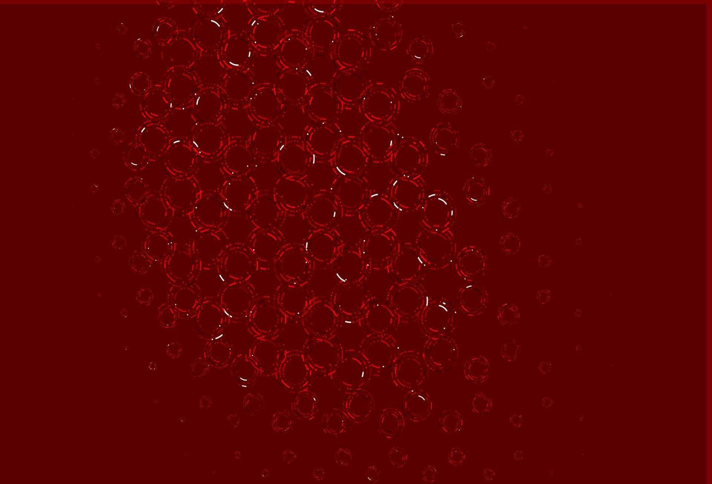 Light red vector cover with spots.