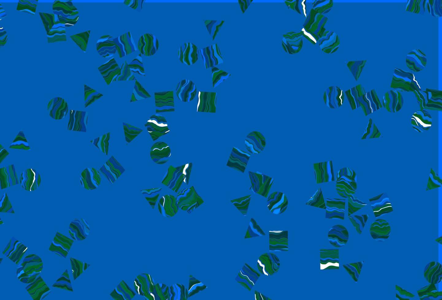 Light Blue, Green vector texture in poly style with circles, cubes.