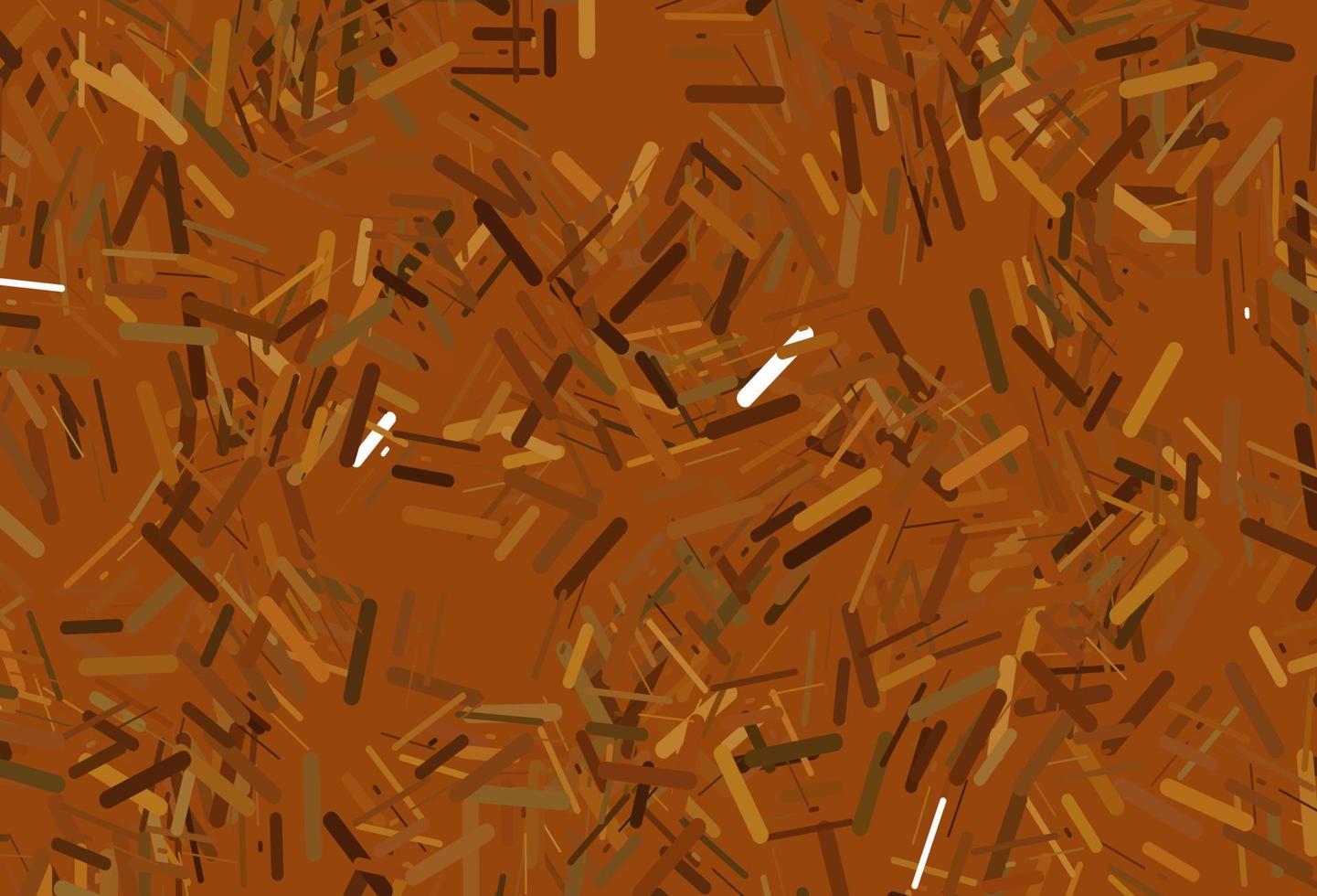 Dark yellow, orange vector pattern with narrow lines.