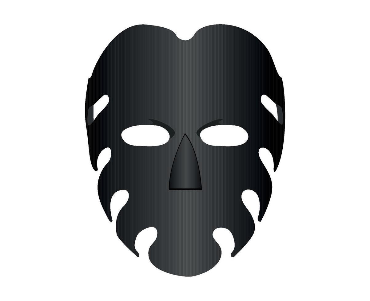 Mask Black game Graphic Design South Korea Film Vector illustration