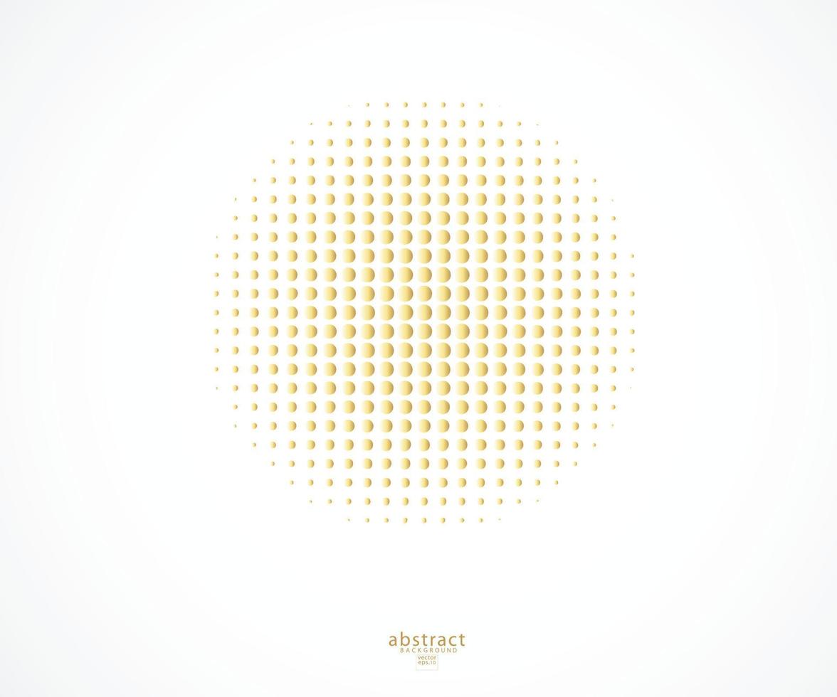 Dot circle logo, icon vector