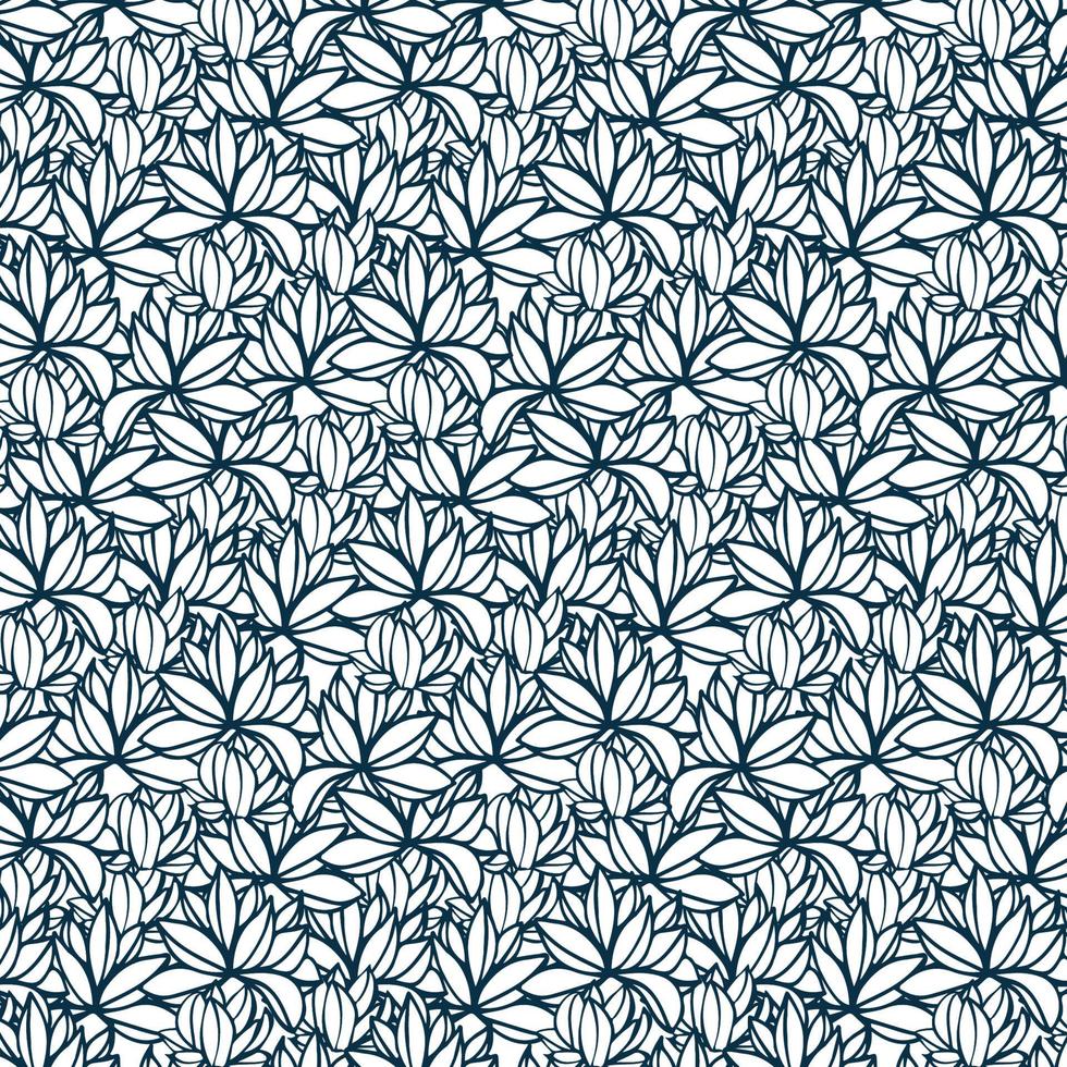 Cactus plant pattern for textile, pastel delicate greenery color vector