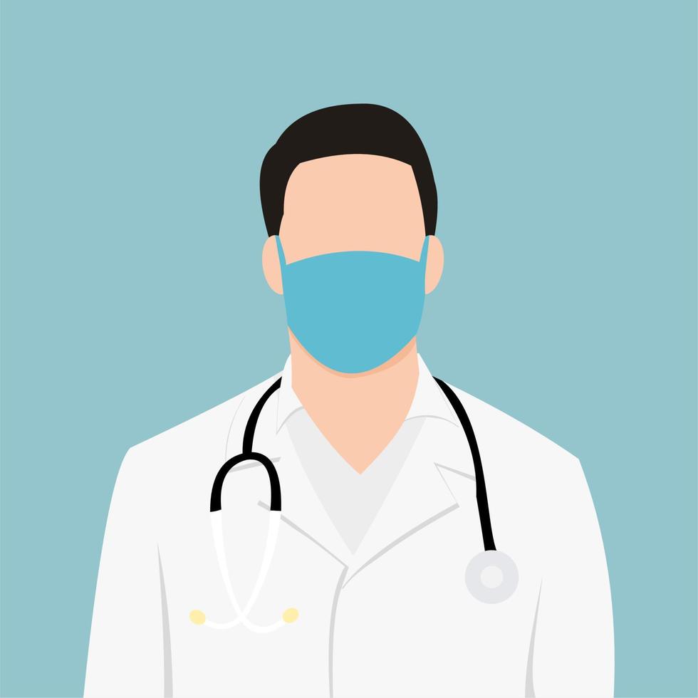 Illustration of Doctor. Vector Design