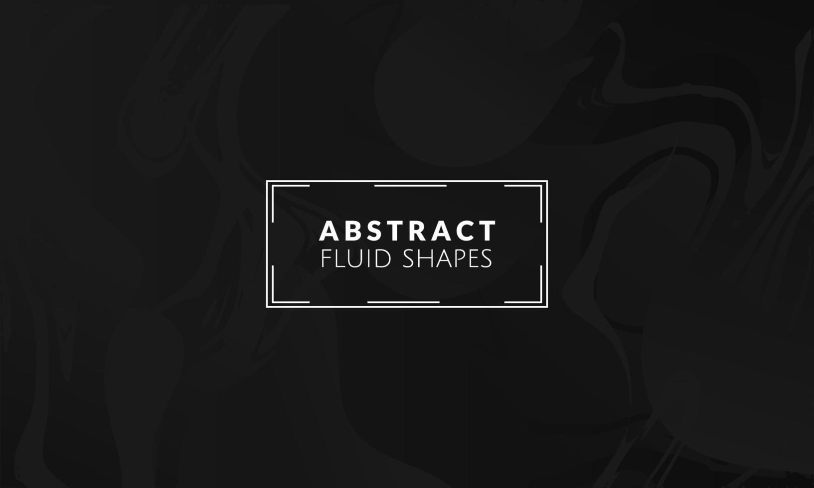 Abstract Black Fluid Wave Background vector
