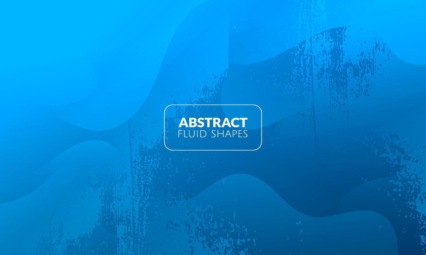 Abstract Blue Fluid Wave Background vector
